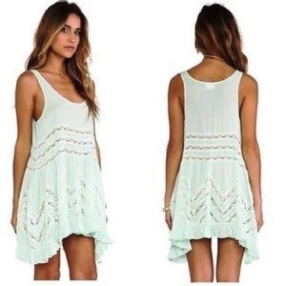 $88 Free People Trapeze Layering Dress / Tank